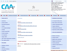 Tablet Screenshot of caa.lt