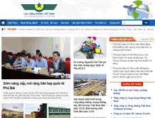 Tablet Screenshot of caa.gov.vn