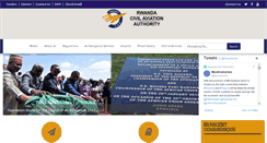 Desktop Screenshot of caa.gov.rw